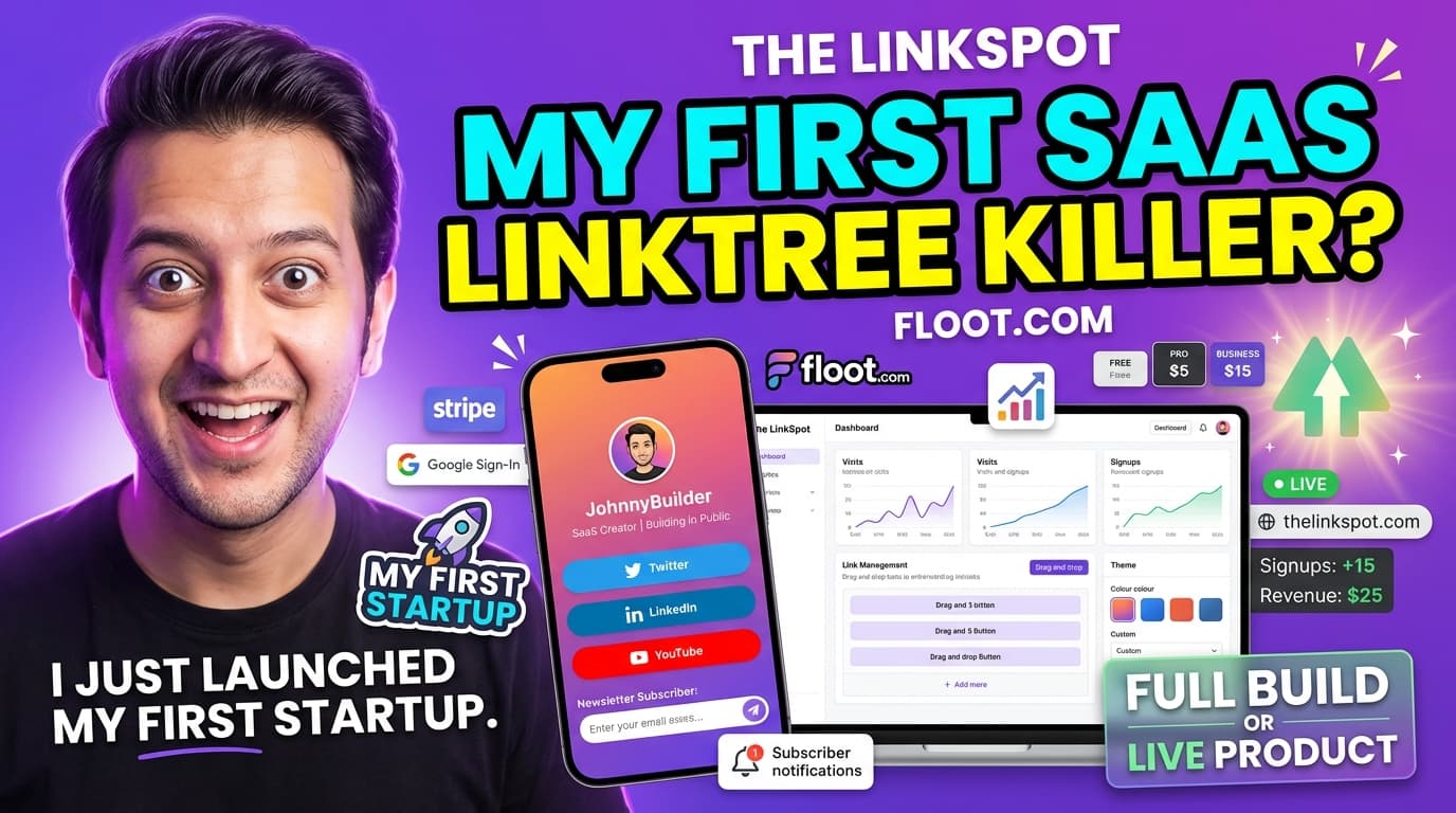 My First SaaS: Building a Linktree Alternative from Scratch with Floot