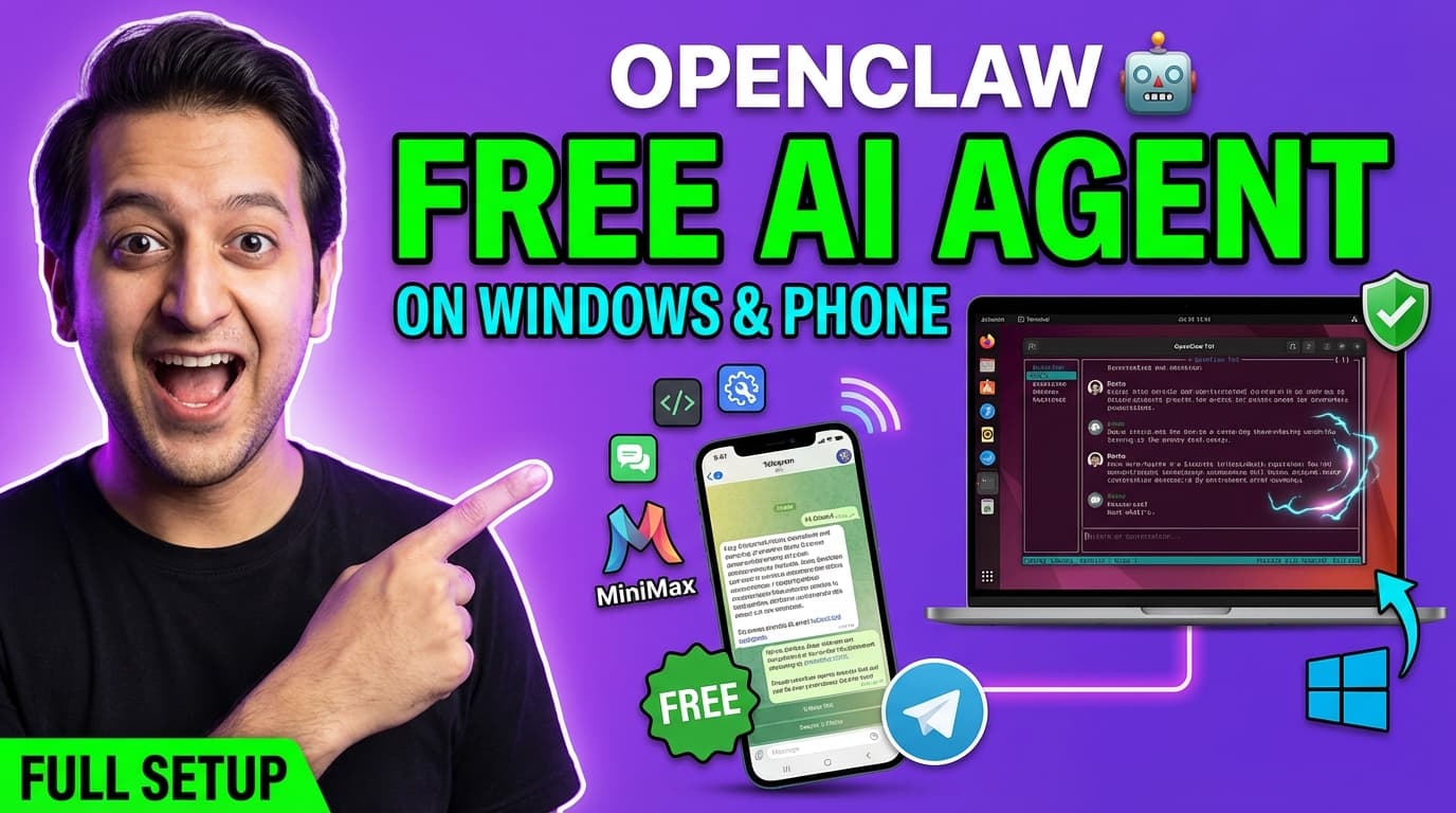 How to Install OpenClaw with MiniMax M2.1 on Windows (Using Hyper-V & Ubuntu VM)